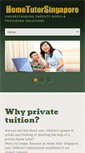 Mobile Screenshot of hometutorsingapore.com